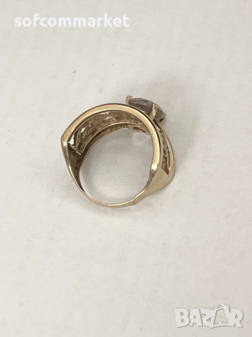 Златен пръстен 14К - 3.72 гр, снимка 5 - Пръстени - 52933904