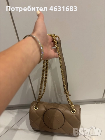 Дамска чанта кафява, снимка 5 - Чанти - 52387579