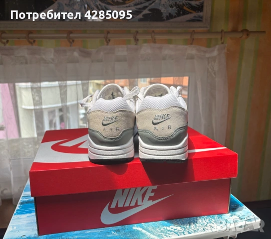Nike Air Max 1 Mica Green, снимка 3 - Маратонки - 53122471
