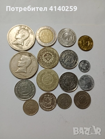 Филипините монети лот 1 писо 1972 г 1974 г , снимка 5 - Нумизматика и бонистика - 51558555