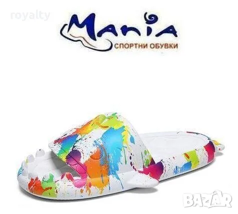 Дамски чехли във формата на акула Различни цветове , снимка 2 - Чехли - 49960006