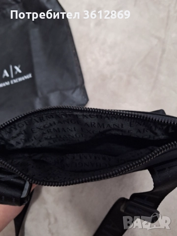 Мъжка оригинална чанта Armani Exchange, снимка 5 - Чанти - 52991121