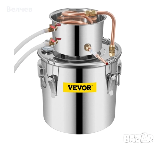 Домашен казан/дестилатор Vevor -20/50л -неръждавейка,мед -нов, снимка 9 - Други стоки за дома - 51586862