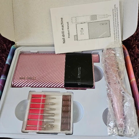 Чисто нова, електрическа пила за нокти, 45000 оборота, снимка 3 - Продукти за маникюр - 50656773