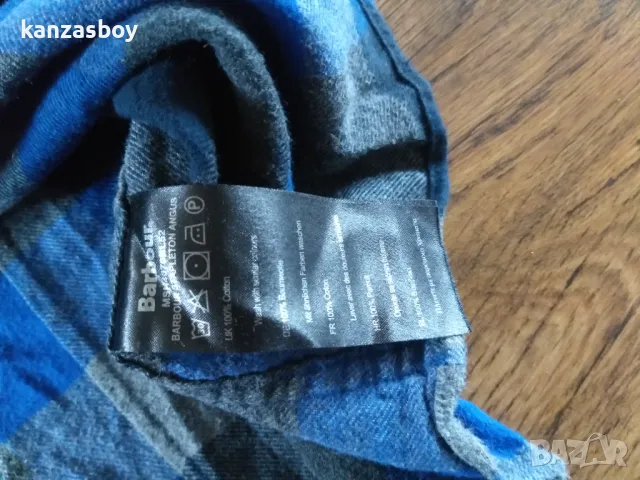 barbour stapleton angus - мъжка бархетена риза 3ХЛ, снимка 7 - Ризи - 47514349