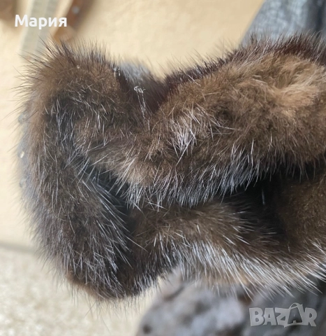 Дамско палто от норка (Nerz), кафяво, без забележки, снимка 7 - Палта, манта - 52506367