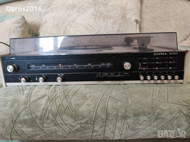 Радио грамофон Eltra 1037 , снимка 2 - Грамофони - 36408771