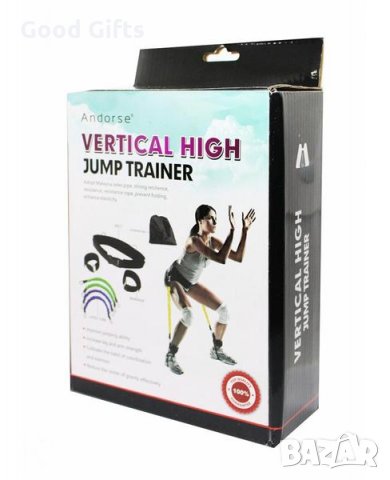 Еластични фитнес ластици за упражнения Vertical High Jump Trainer, снимка 4 - Фитнес уреди - 35488623