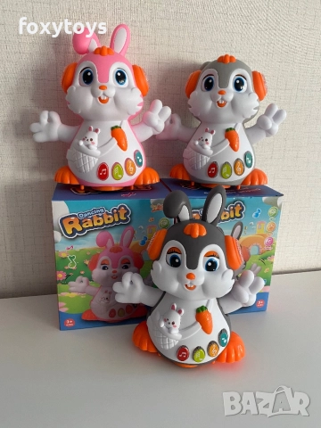 Танцуващо зайче с музика и светлина