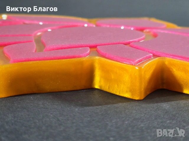 Поставка за чаши от епоксидна смола - Цвете Лотус, снимка 5 - Декорация за дома - 53878177