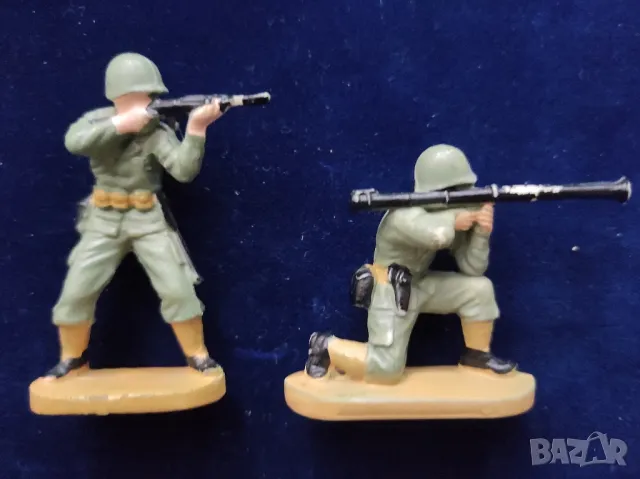 ръчно рисувани пластмасови военни фигурки, снимка 1