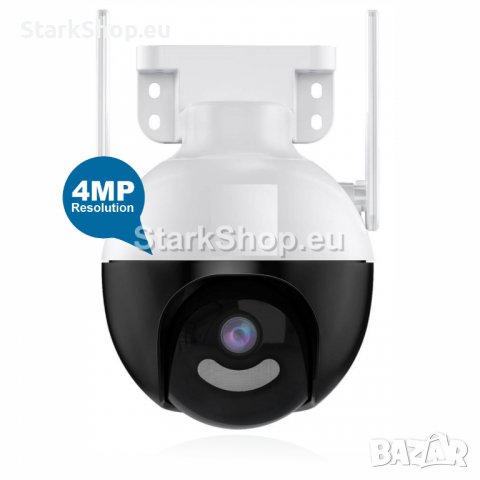 Безжична въртяща WiFi камера Ball ICsee 4mpx UltraHD, снимка 2 - Камери - 39197559