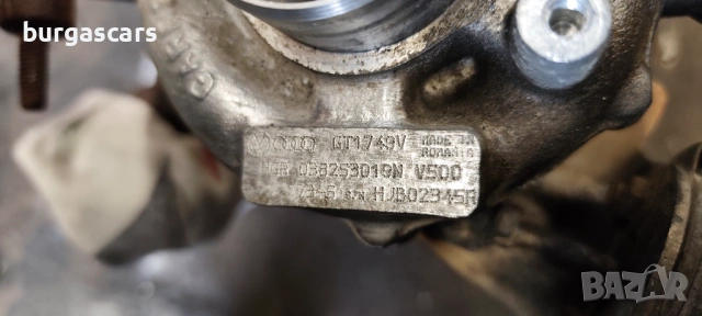 Турбина GT1749V / 038253019N Ford Galaxy 1.9-115к.с. AUY, снимка 4 - Части - 54214065