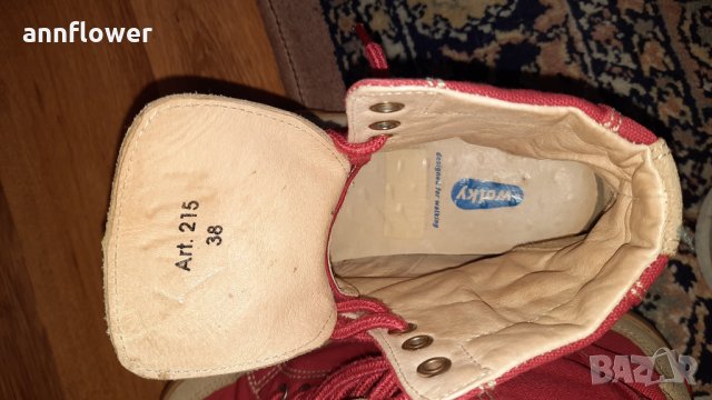 Туристически обувки  Wolky 38 , снимка 8 - Маратонки - 30142652