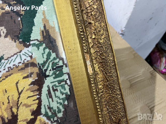 Гоблен Момичето с книгата (старо производство), снимка 5 - Гоблени - 42803753