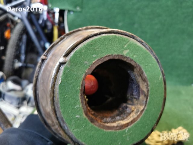 Стара нощна лампа, дърво и желязо , снимка 10 - Антикварни и старинни предмети - 39301956