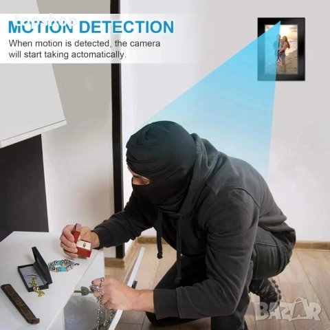 Фото рамка със скрита камера Nevarde, снимка 13 - Комплекти за видеонаблюдение - 51637859