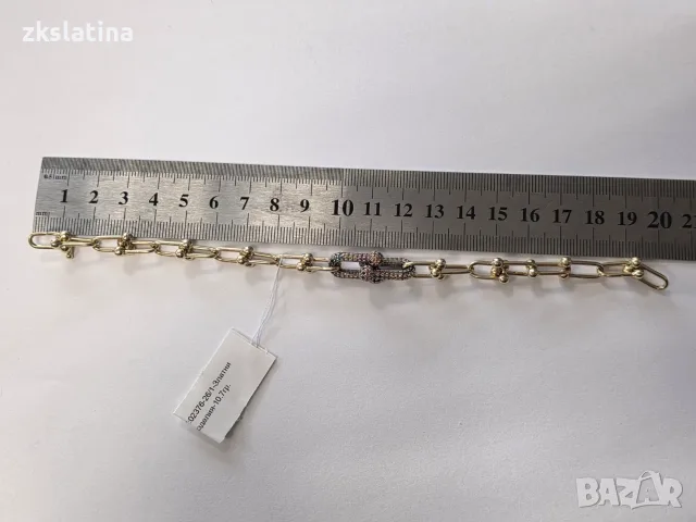 ***ТОП МОДЕЛ*** Златна дамска гривна 10,7 грама 14К, снимка 3 - Гривни - 56209589