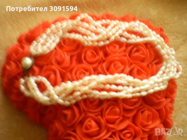 Огърлица от сладковадни    култивирани перли с 6 реда, снимка 3 - Колекции - 49491649