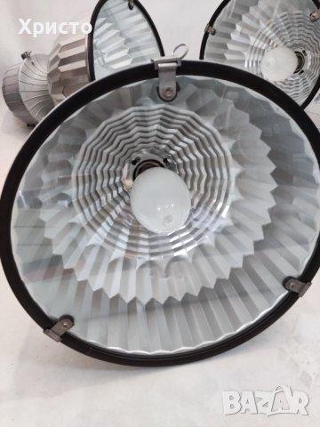 Големи Индустриални лампи Cuba 2 made in Italy , снимка 12 - Лампи за таван - 40375716