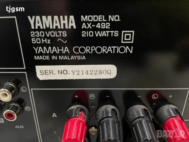 Усилвател YAMAHA AX-492, снимка 9 - Ресийвъри, усилватели, смесителни пултове - 48438404