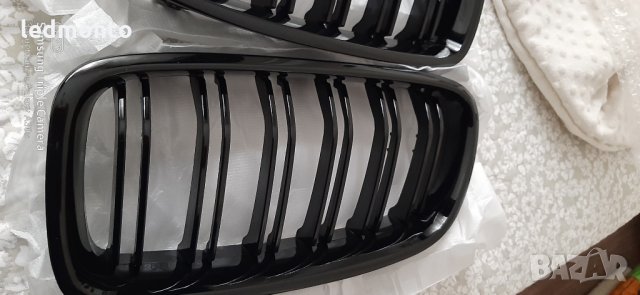 бъбрек бмв ф30, решетка bmw f30, бъбреци f30 Gloss Black, снимка 7 - Части - 30619677