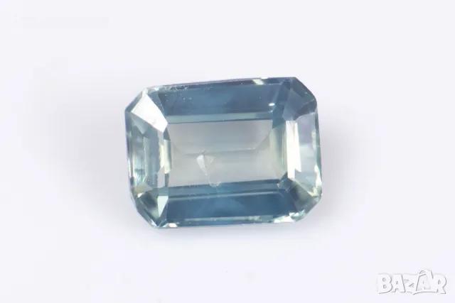 Син сапфир 0.52ct VS нетретиран октагон шлифовка