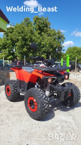 Нов Модел Бензиново ATV/АТВ Grizzly 125cc Червено, снимка 2 - Мотоциклети и мототехника - 39295628