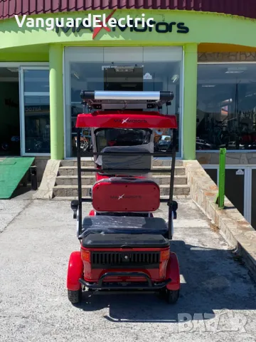 Четириколка с соларен панел CARGO LUX SOLAR PLUS 2000W/60V - RED, снимка 4 - Мотоциклети и мототехника - 42256150