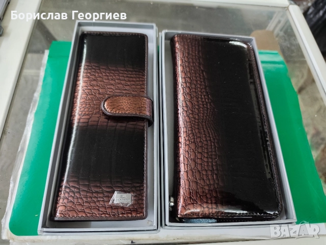 Нов Кожен портфейл enzo nori два броя