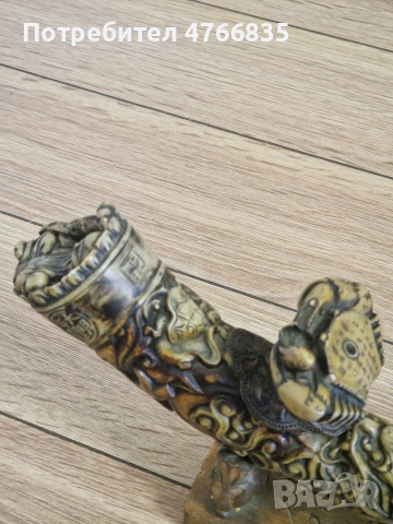 Декоративна лула бивна, снимка 5 - Декорация за дома - 54211261