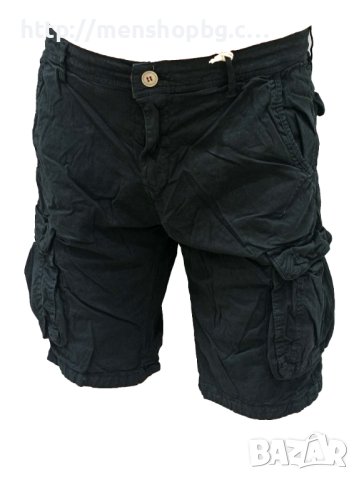 Карго бермуди - черни, снимка 2 - Къси панталони - 40462149