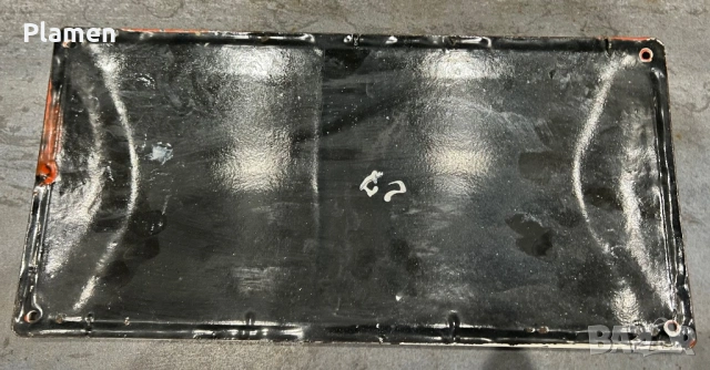 РЯДКА ЕМАЙЛИРАНА ТАБЕЛА ТАБЕЛКА ОТ СОЦА, снимка 2 - Антикварни и старинни предмети - 54081364