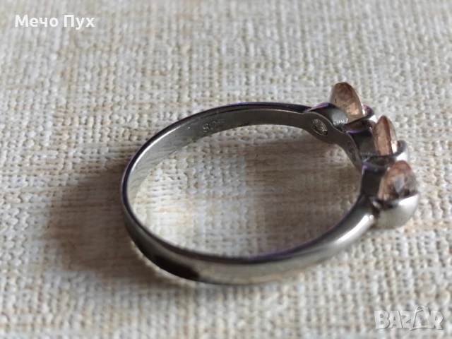 Сребърен пръстен (273), снимка 6 - Пръстени - 51196405