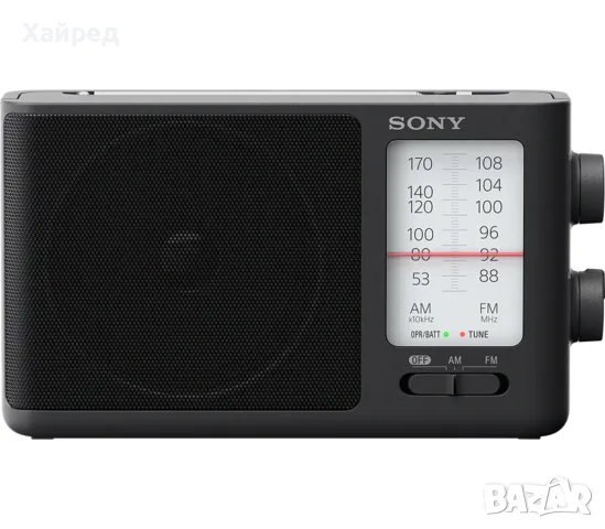Sony ICF-506 Преносимо Радио С Мрежово Захранване / Батерии Черно, снимка 4 - Радиокасетофони, транзистори - 55931222