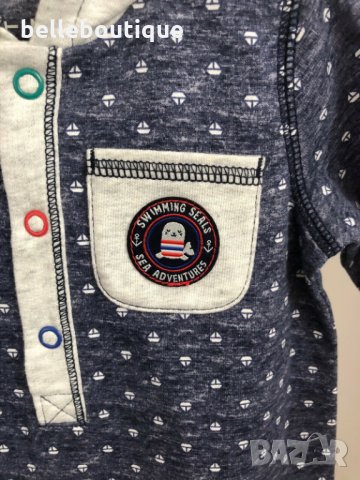 Гащеризон за новородено 0 - 3 мес. Nutmeg 56 - 62 см., снимка 3 - Бебешки гащеризони - 29946660