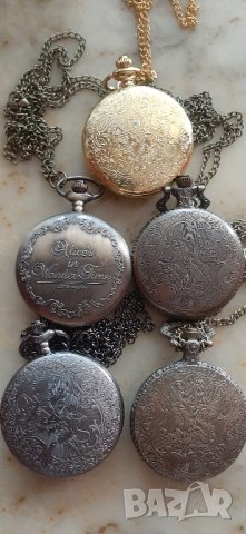 Гравиран джобен часовник, нов-20 лв 1бр, снимка 1