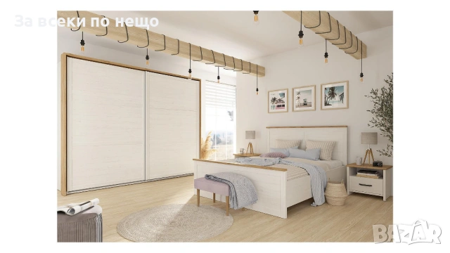 Нощно шкафче Loksa KOM1S Код P2093, снимка 3 - Шкафове - 54037882