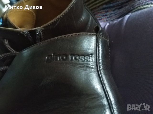 Ginno Rossi маркови обувки боти естествена кожа №41 стелка 26см, снимка 4 - Мъжки боти - 39435719