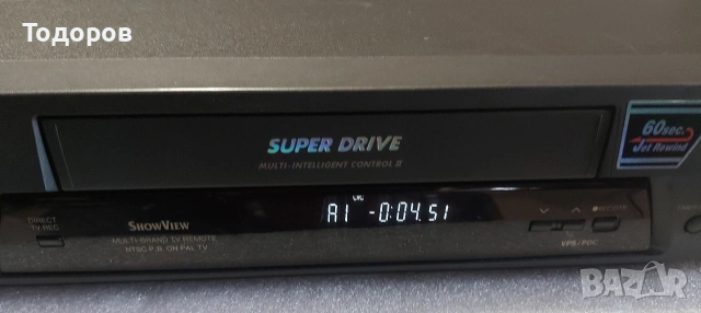 Panasonic NV-SJ260EG-K VHS Video Cassette Recorder , снимка 5 - Плейъри, домашно кино, прожектори - 53150548