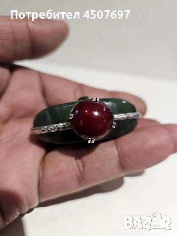 Антична китайска бутилка за емфие със зелен нефрит от династията Цин., снимка 11 - Антикварни и старинни предмети - 53946128