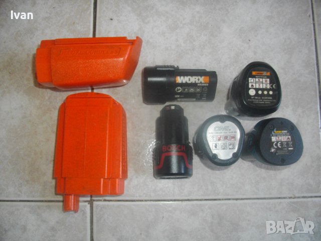 10,8V-12V-Li-ion-Батерия-WORKZONE-BOSCH-CMI-WORX-Black Decker-Meister, снимка 2 - Други инструменти - 36811697