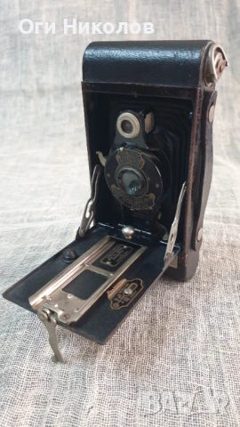 Старинен мехов  фотоапарат KODAK USA, снимка 4 - Антикварни и старинни предмети - 51234218
