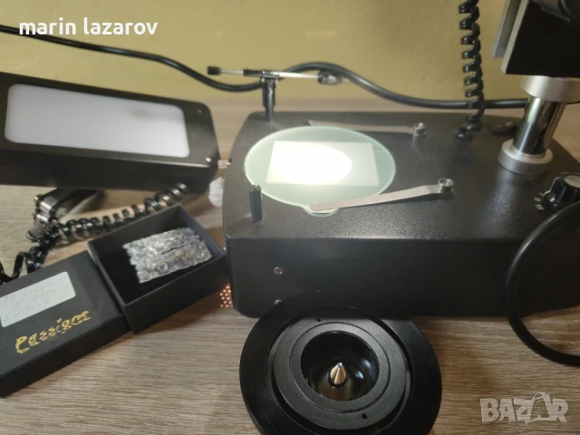 Бижутерски тринокулярен микроскоп, снимка 4 - Друга електроника - 50744202