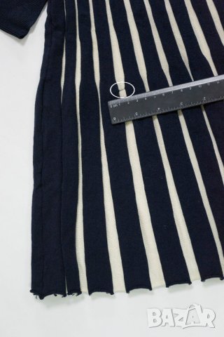 Рокля в тъмносиньо и цвят крем Fever London - L, снимка 5 - Рокли - 42819807