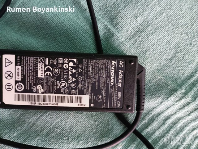 Адаптер за lenovo t 61 20 V 65W , снимка 2 - Части за лаптопи - 40131584