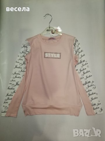 Блузки за момиче розово и бяло, снимка 4 - Детски Блузи и туники - 40060182