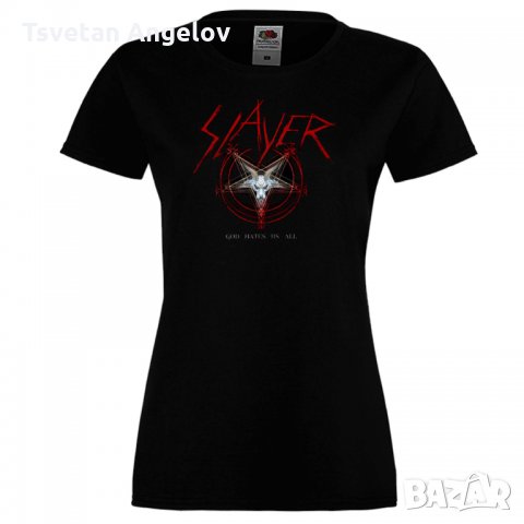 Дамска тениска SLAYER 2, снимка 1 - Тениски - 31965077