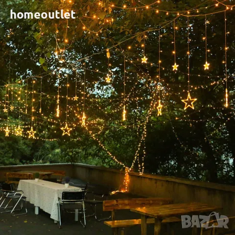 ПРОМОЦИЯ Гирлянд с лед светлини и звезди BELLACOCOOL LED0100040-EU, снимка 2 - Лед осветление - 48393100