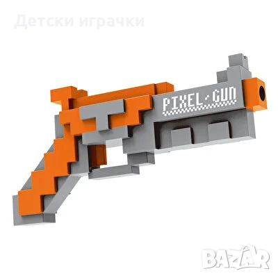 Майнкрафт Пистолет Minecraft Pixel Gun с 5 куршума, снимка 3 - Други - 52667884